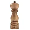 Image de - Moulin à poivre manuel en bois de hêtre finition antiquaire 18 cm