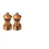 Image de Duo de moulins à poivre et à sel manuels en bois d'olivier, 10 cm - 4' bistro