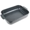 Image de - Plat four céramique rectangle ardoise 40 cm - 16'