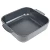 Image de - Plat four céramique carré ardoise 28 cm - 11'