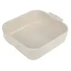 Image de - Plat four céramique carré écru 21 cm - 8,25'