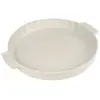 Image de - Moule à tarte céramique écru diamètre 30 cm - 12'