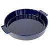 Image de - Tourtière céramique bleu profond diamètre 28 cm - 11'