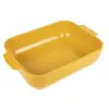 Image de Plat rectangle 40cm jaune safran - - Jaune - Céramique