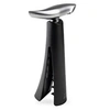 Image de Allure Tire-bouchon à vis sans fin avec coupe-capsule, noir, 17 cm - 7in