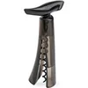 Image de Allure Tire-bouchon à vis sans fin avec coupe-capsule, gris fumé, 17 cm - 7in