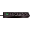 Image de Eco Line prolongateur multiprise - 6 prises 3 mètres (noir)