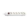 Image de Multiprise - - 6prises avec Interrupteur blanc 1,4m