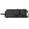 Image de Extension socket IP44 2-way black 2m H07RN-F 3G1,5 - Coupe-circuit - CA 230 V - connecteurs de sortie : 2 - 2 m cordon