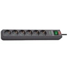 Image de multiprise eco-line 6 prises 13 500 a anthracite 5 m