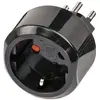 Image de Adaptateur de Voyage Prise Europe vers Suisse IP20 16A Noir