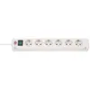 Image de Nedis Multiprise 6 voies - Blanc TYPE F#