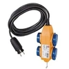Image de Rallonge de câble d'alimentation 5. 00 m h07rn-f 3g1. 5 ip44 jaune