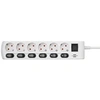 Image de Multiprise à 6 prises 2 m Blanc