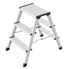 Image de Marche pied double acces 2x3 marches pliant en aluminium D60
