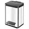 Image de Poubelle de tri selectif 2 bacs a pedale 20L (9+9) Oko Duo Plus M Coloris - Inox