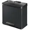 Image de Poubelle de tri selectif 3 bacs a pedale 30L (9+9+9) Oko Trio Plus L Coloris - Noir