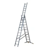 Image de Echelle transformable 3 plans 3x11 échelons 6,9m/7,6m en aluminium HobbyLot