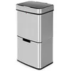 Image de Poubelle de cuisine design pour recyclage 60L (30+30+4) Hailo Sensor Tandem en occasion ou reconditionné