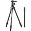 Image de Trépied de Voyage Cullmann Carvao 816TC en Carbone (Hauteur maximale d'extension 137 cm, Taille du boîtier 38 cm, Poids 500 g) - Noir en occasion ou reconditionné