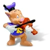 Image de Figurine Les trois petits cochons : Petit Cochon Violoniste Bullyland