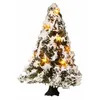 Image de Arbre de Noël iluminé avec 10 LEDs enneigé 5 cm, Coloré en occasion ou reconditionné