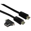 Image de High Speed HDMI with Ethernet - High speed - Kit câbles vidéo/audio/réseau - blindé - noir