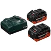Image de Metabo Chargeur Et Batterie Basis 2x 18v 5.5ah Lihd One Size