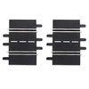 Image de Rails 1/3 de Droite pour Circuits de Voitures à l'Echelle 1/24 et 1/32 Carrera Noir