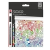 Image de Marabu Doodle Supreme Ensemble De 12 Stylos Marqueurs De Couleur A Pointe Fine