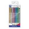 Image de Marqueurs métalliques 6 pièces et fineliner offert - staedlter