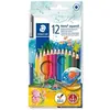 Image de Boîte de 12 crayons de couleur aquarellables Noris Couleur + 1 pinceau