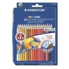 Image de 14410ND36 PACK DE 36 CRAYONS DE COULEUR AQUARELLABLE ASSORTIS + PINCEAU