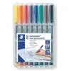 Image de 8 Feutres Lumocolor non permanents pointe fine 0.6 mm