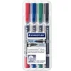 Image de Etui de 4 marqueurs Lumocolor permanent duo 348 - assortis
