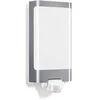 Image de LED Lampe d'extérieur L 240 LED Acier inoxydable, 7.5 W, lampe murale à LED, blanc chaud, détecteur de mouvement 180 °, 10 m de portée
