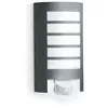 Image de Steinel Luminaire extérieur L 12 S, détecteur de mouvement 180°, applique murale, E27, max. 60 W, anthracite, ampoule non incluse en occasion ou reconditionné