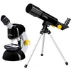 Image de National Geographic ensemble de télescope et microscope en aluminium noir/jaune