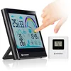 Image de BRESSER 7007402 Station Météo À Écran Tactile avec Thermo-hygromètre sans Fil avec Recommandation D’aération, Noir en occasion ou reconditionné