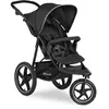Image de hauck Poussette 3 Roues Runner 2, Grandes Roues Pneumatiques, Jusqu'à 22 kg, Pliable, Pare-Soleil UV 50+, Inclinable, Guidon Réglable, Panier XL Jusqu'à 3 kg, Noir en occasion ou reconditionné