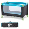 Image de hauck Lit Parapluie Dream N Play 120 x 60 cm - Pour Bébés et Enfants de la Naissance à 15 kg, Léger, Pliage Compact, Sac de Transport et Fond Pliable Inclus, Bleu en occasion ou reconditionné