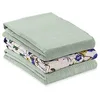 Image de hauck (Lot de 3) Lange Bebe 4en1 Cuddle N Clean, en 100% Coton Mousseline, 80x80 cm, Lavable, Doux et Multi-Usage - Sage Beige Floral en occasion ou reconditionné