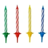 Image de Lot de 24 bougies d'anniversaire et 12 bobèches Rio Party