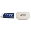 Image de HERLITZ - Gomme, en caoutchouc, couleur: blanc, ovale pour graphite, dimensions: (L)49 x (P)18 x (H)110 mm (10314532)
