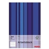 Image de Herlitz 1x bloc de bureau a4, 50 feuilles, ligné + marge 70g 215418