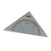 Image de herlitz - équerre de géométrie, en plastique, transparent, 16cm