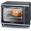 Image de SEVERIN Mini-Four à chaleur tournante 30 L avec tournebroche, Four posable 1 600 W design simple et élégant électrique avec minuteur 120 min, Noir/Inox, TO 2056 en occasion ou reconditionné