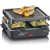 Image de SEVERIN Raclette Gril 4 pers., Compacte, Plaque Anti-adhésive 21 X 21 cm, Inclus 4 Poêlons, Revêtement Anti-adhésif, Noir, RG 2370 en occasion ou reconditionné
