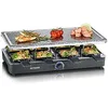 Image de SEVERIN Raclette Gril 8 personnes, Pierre de Cuisson Naturelle, Thermostat Réglable, Surface de Cuisson 46 X 23 cm, Noir, RG 2372 en occasion ou reconditionné