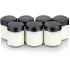 Image de SEVERIN Lot de 7 Pots de Yaourt en Verre de 150 ml avec Couvercle Noir pour Yaourtière JG3510 / JG3518 - sans BPA - EG3514 en occasion ou reconditionné